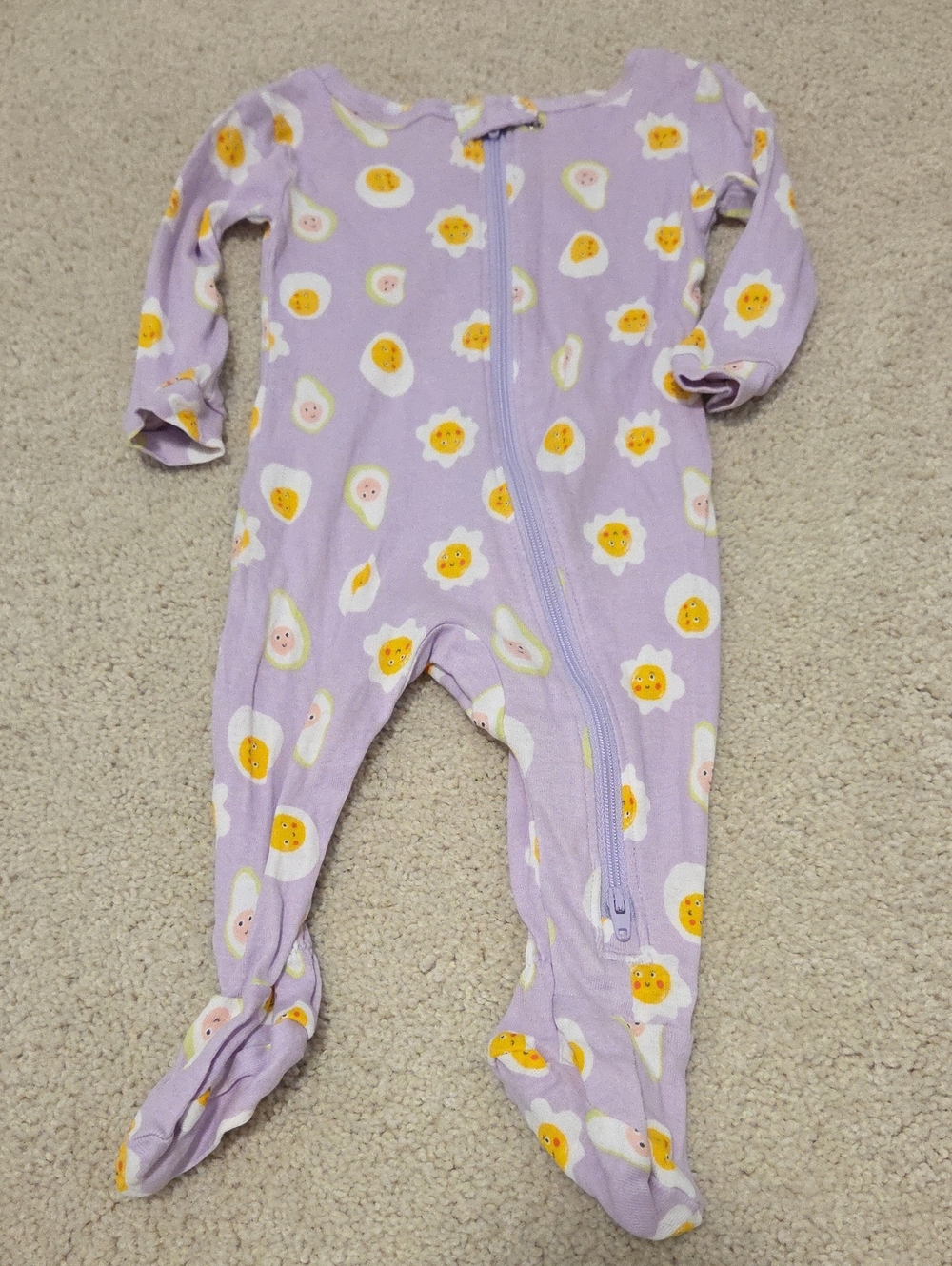 Baby Sleeper 3-6 Month Egg Avocado Print